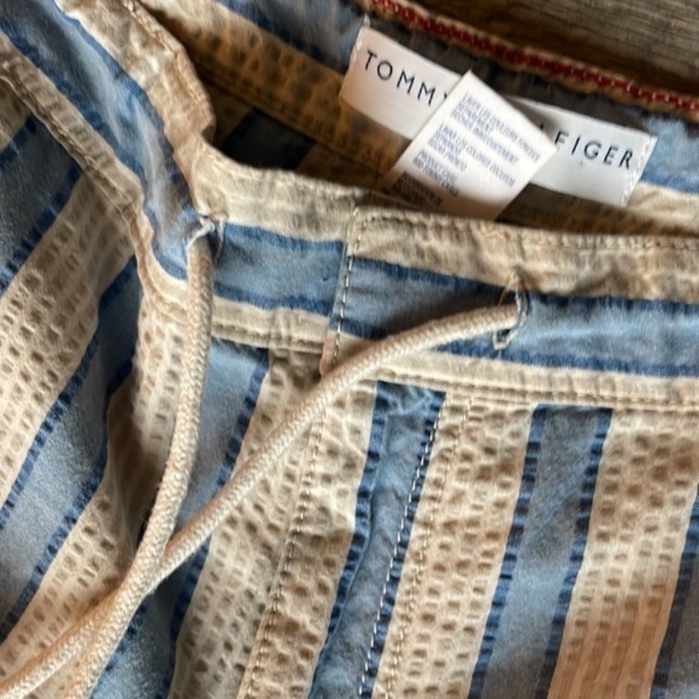 Tommy Hilfiger pants size 2 Striped casual drawstring pants - Picture 5 of 7